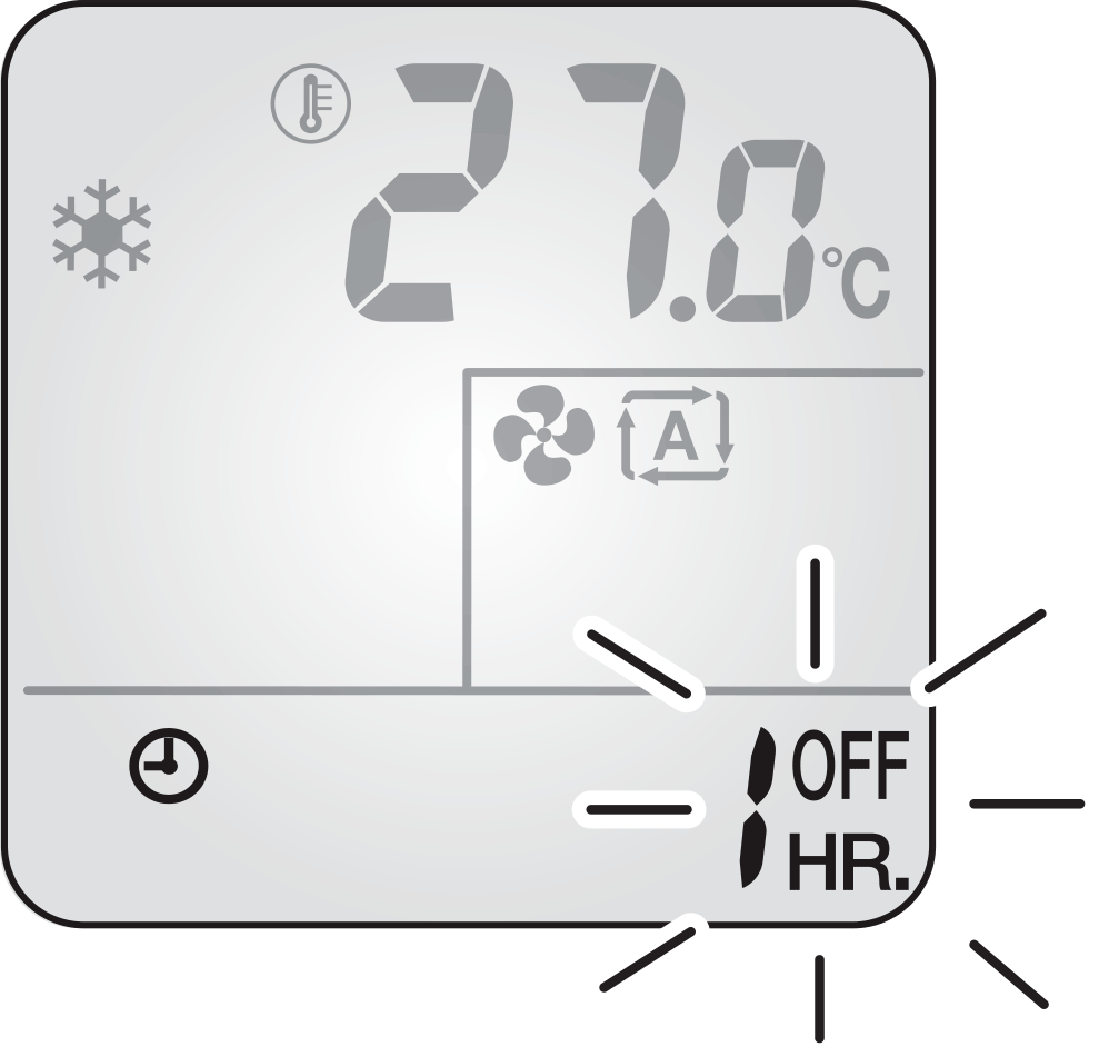 OFF TIMER operation