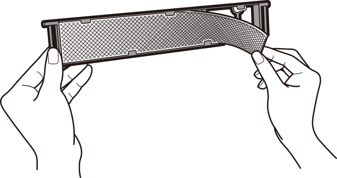 Reuse the filter frame when replacing the filter.