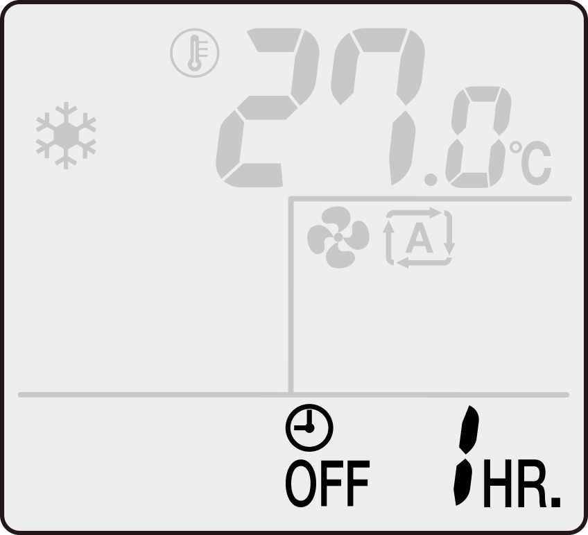 OFF TIMER operation