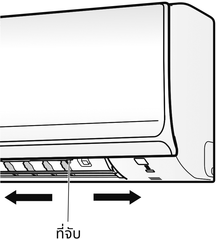 louvres (vertical blades) swing