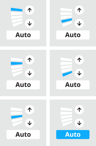 Up and down airflow direction